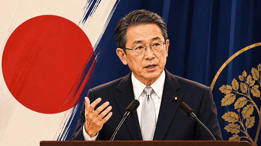 首相の記者会見イメージ